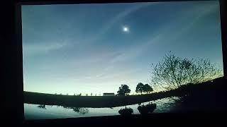 2024 eclipse Moreville/IL, wide-angle video GoPro 6