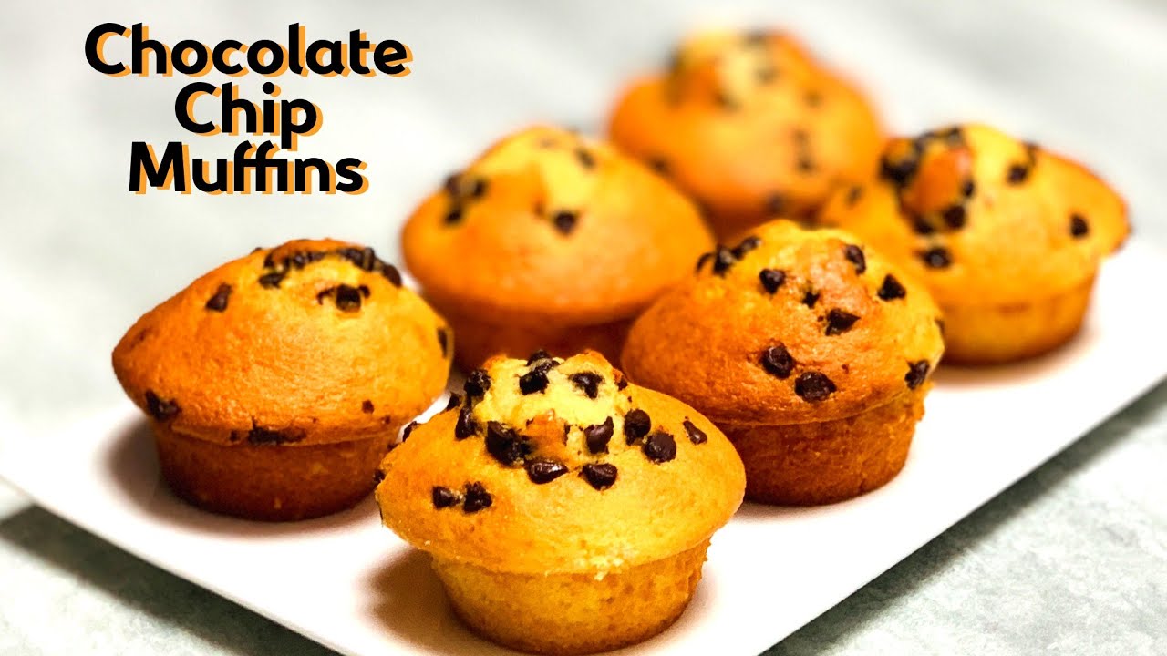 Chocolate chip muffins How to make chocolate chip muffins recipe YouTube