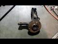 Replacing front wheel bearing on a 2013 Smart Car Pure (redneck method)