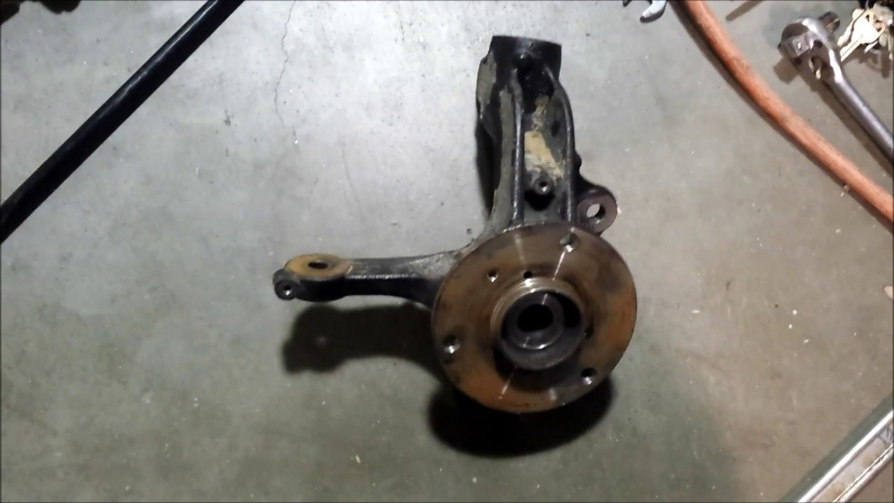 Replacing front wheel bearing on a 2013 Smart Car Pure (redneck method