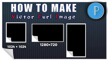 How to create page curl image in Mobile 2020 || Make vector page curl image in pixellab 2020