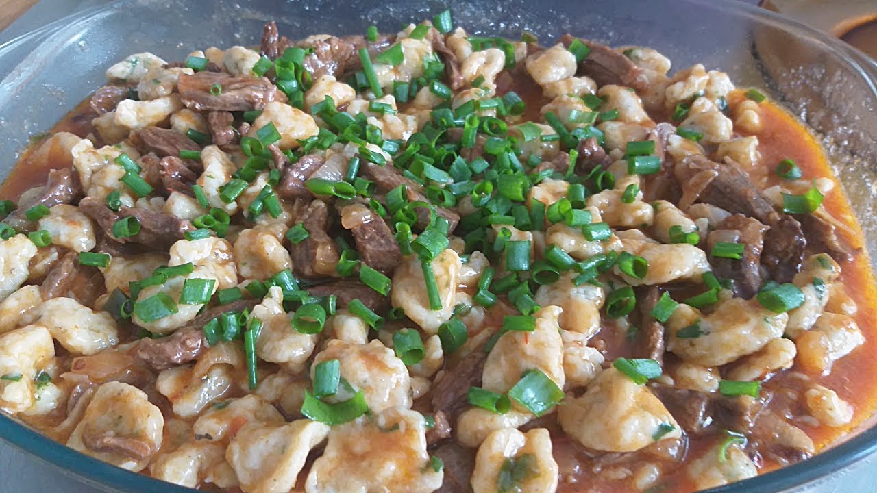 Receita pro almoço de hoje nhoque de colher...