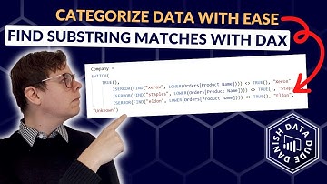 Categorize Data with Ease - Find Substring Matches with DAX in Power BI