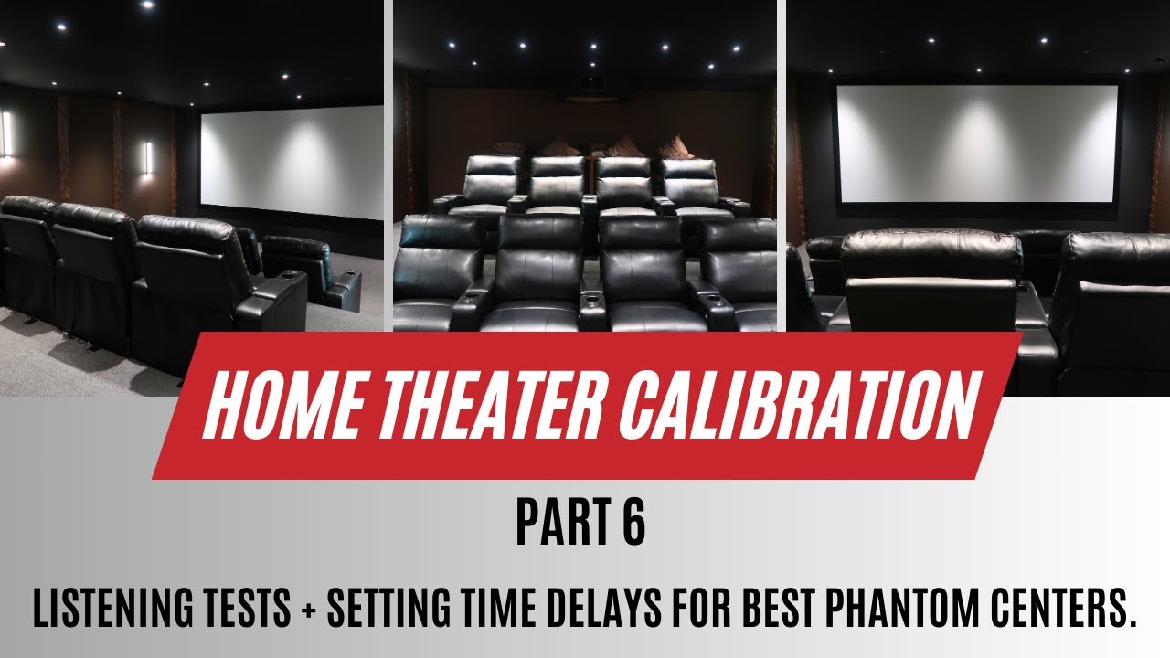 Curated visual reference: Gallery Detail: Home Theater Calibration Listening Tests Setting Time Delays For