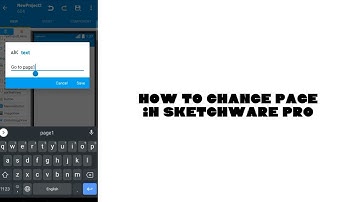 How to change page in Sketchware Pro