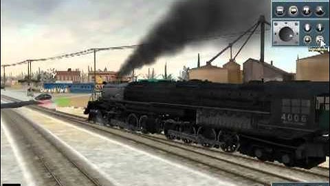 Trainz 2010 - UP Big Boy with Awesome 6 chime whistle!!!!