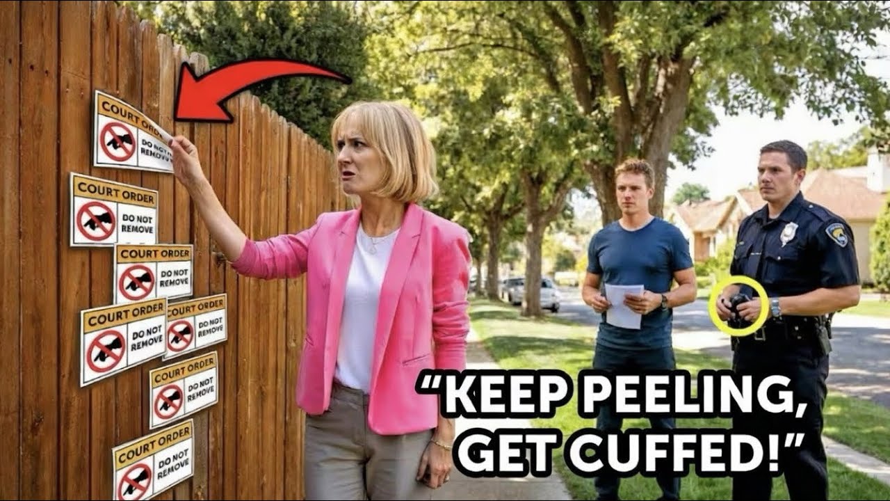 HOA Karen Peeled Off My ‘Ugly’ Stickers—Not Realizing They’re Court Ordered!