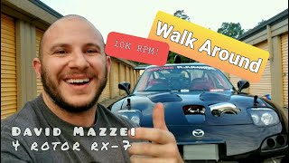 This 4 Rotor Rx7 was built in a Storage Locker:  Hot Wheels Virtual Legends Tour Entry!!