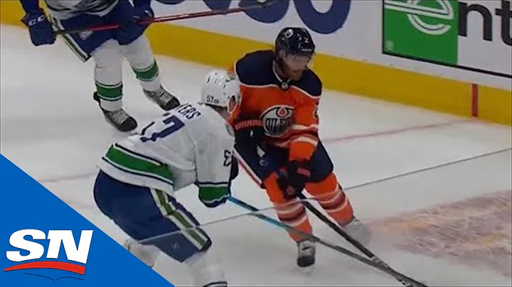 Duncan Keith Catches Huge Hit From Tyler Myers In ...