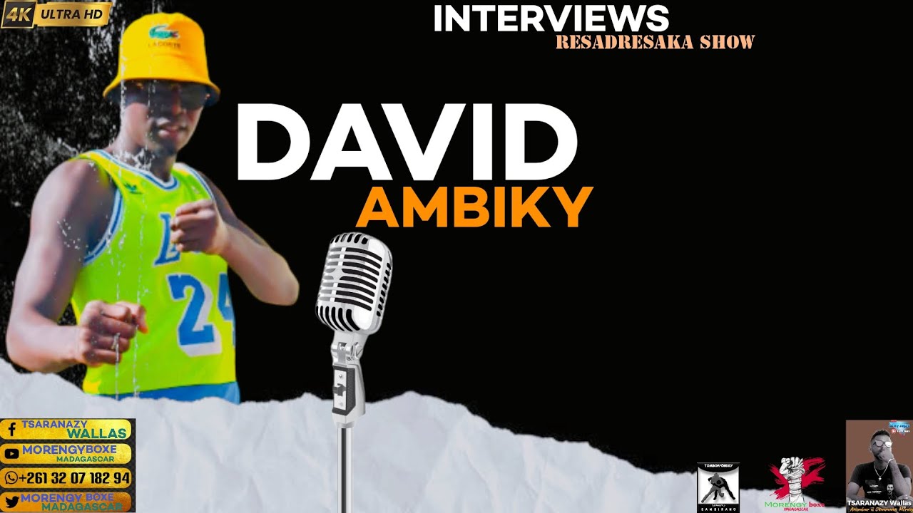 INTERVIEW 🎬🎙 EXCLUSIVE 📺  DAVID AMBIKY AVEC TSARANAZY WALLAS