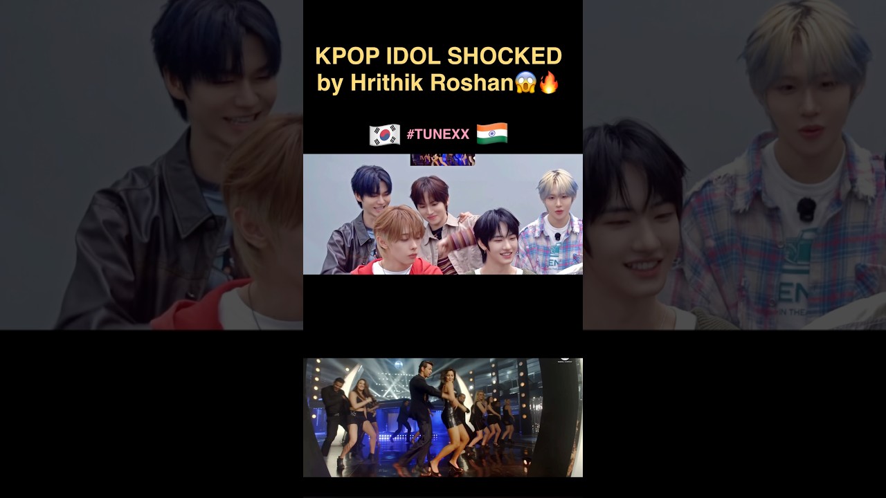 KPOP IDOL reacts to Bang Bang🇮🇳Falls for Bollywood star power🩷#TUNEXX #bangbangtitletrack