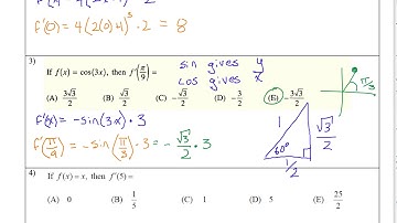 AP Calculus AB Self Check 2.1 & 2.2
