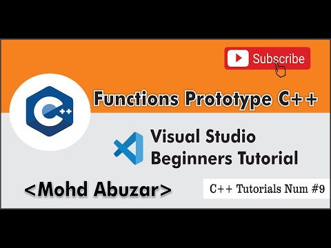 Function Prototype in C++ || Tutorials for beginner #9