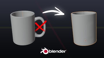 How to Delete a Part of an Object in Blender
