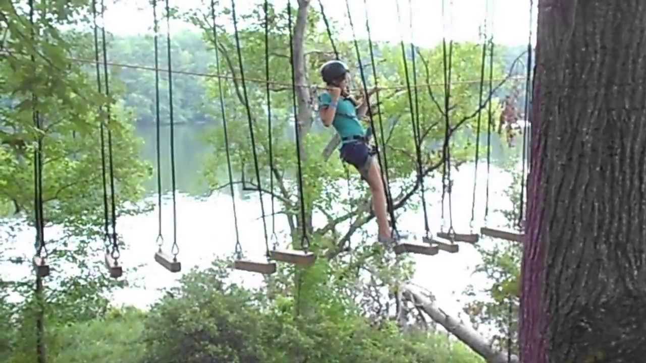 Erin At Callaway Gardens Zipline Youtube