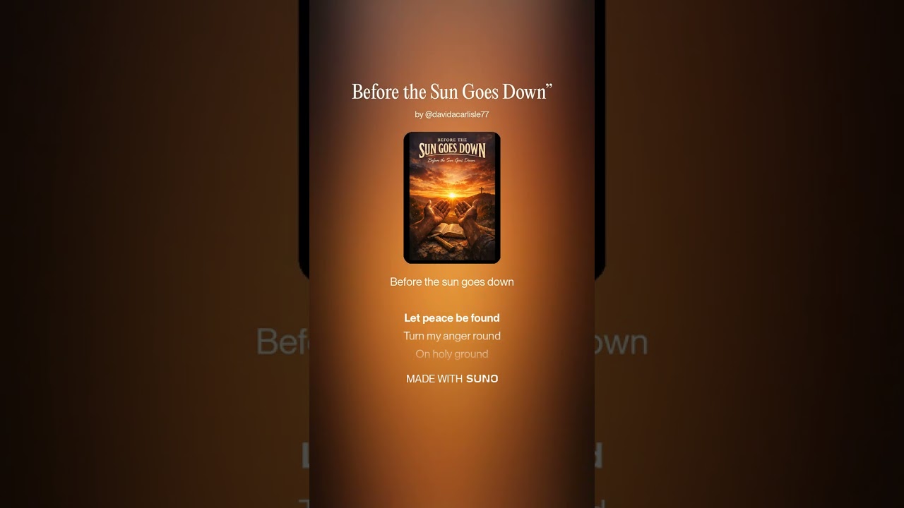 Before the Sun Goes Down