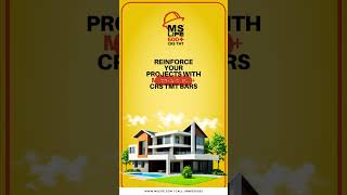 Strengthen your structures with MS Life 600+ CRS TMT Bars.@MSLifeSteel