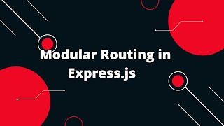 Nodejs Express & MongoDB Tutorial in Hindi #11 Using the Express Router for Modular Routing 🚀