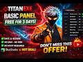 TITAN EXE|| FREE|| BASIC PANEL|| FOR 3 DAYS BRUTAL FUNCTIONS @titanexe999 @shauryaplayzx