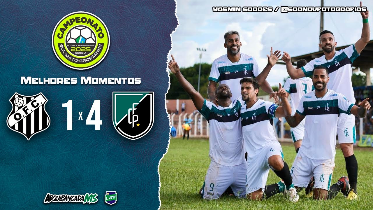 MELHORES MOMENTOS | OPERÁRIO-MS 1 x 4 PANTANAL SAF | CAMPEONATO SUL ...