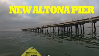KAYAK FISHING THE NEW ALTONA PIER
