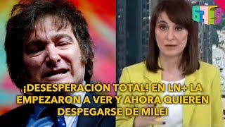 ¡DESESPERACIÓN TOTAL! En LN EMPEZARON A VER el desastre que está haciendo Milei y quieren despegarse