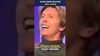 David Bowie | Hilarious Mick Jagger Impression.