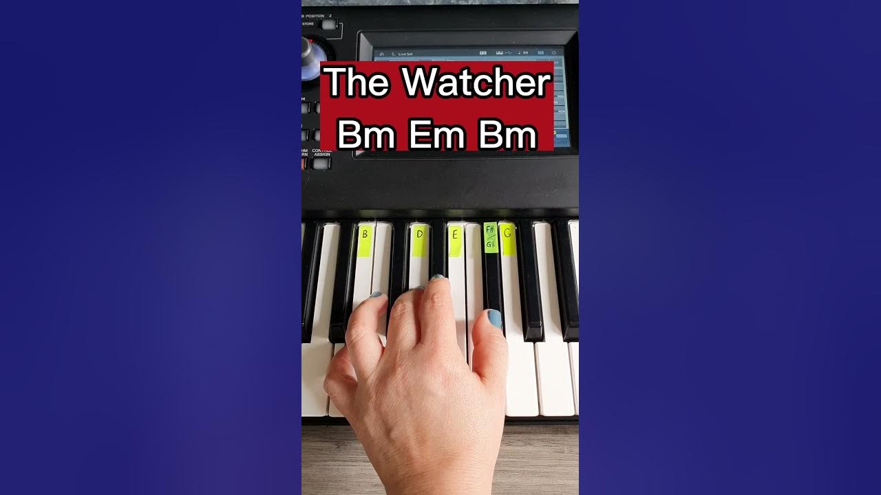 The_Watcher - piano tutorial