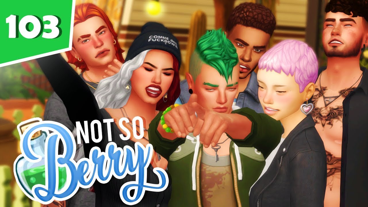 THROWING A MINI HOUSE PARTY! Ep.103 The Sims 4 Not So Berry YouTube