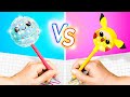 BATALHA DE CRIAÇÕES ENGRAÇADAS! Pokémon vs. Boneca na Escola! Criando Coisas Mágicas