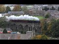48151 Roars past Settle hauling The Pendle Dalesman 27/10/2018