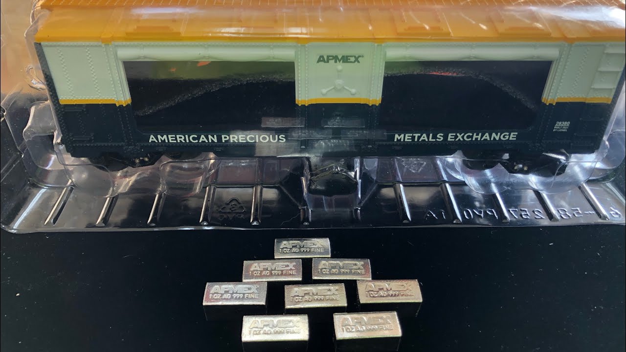 Вагон-поезд APMEX Lionel Silver Bar Limited 2021 года