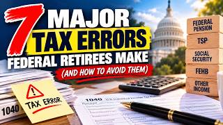 7 Major Tax Errors Federal Retirees Make (And How To Prevent Them)