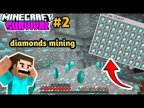 today I will go to diamond mining | how to find diamonds in minecraft ...