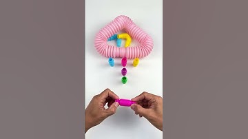 MINI Creating Sounds ASMR Crunchy POP #diy #satisfyingvideos #relaxing #creative #oddasmr #insideout