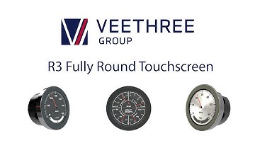 R3 Fully Round Touchscreen LCD Display