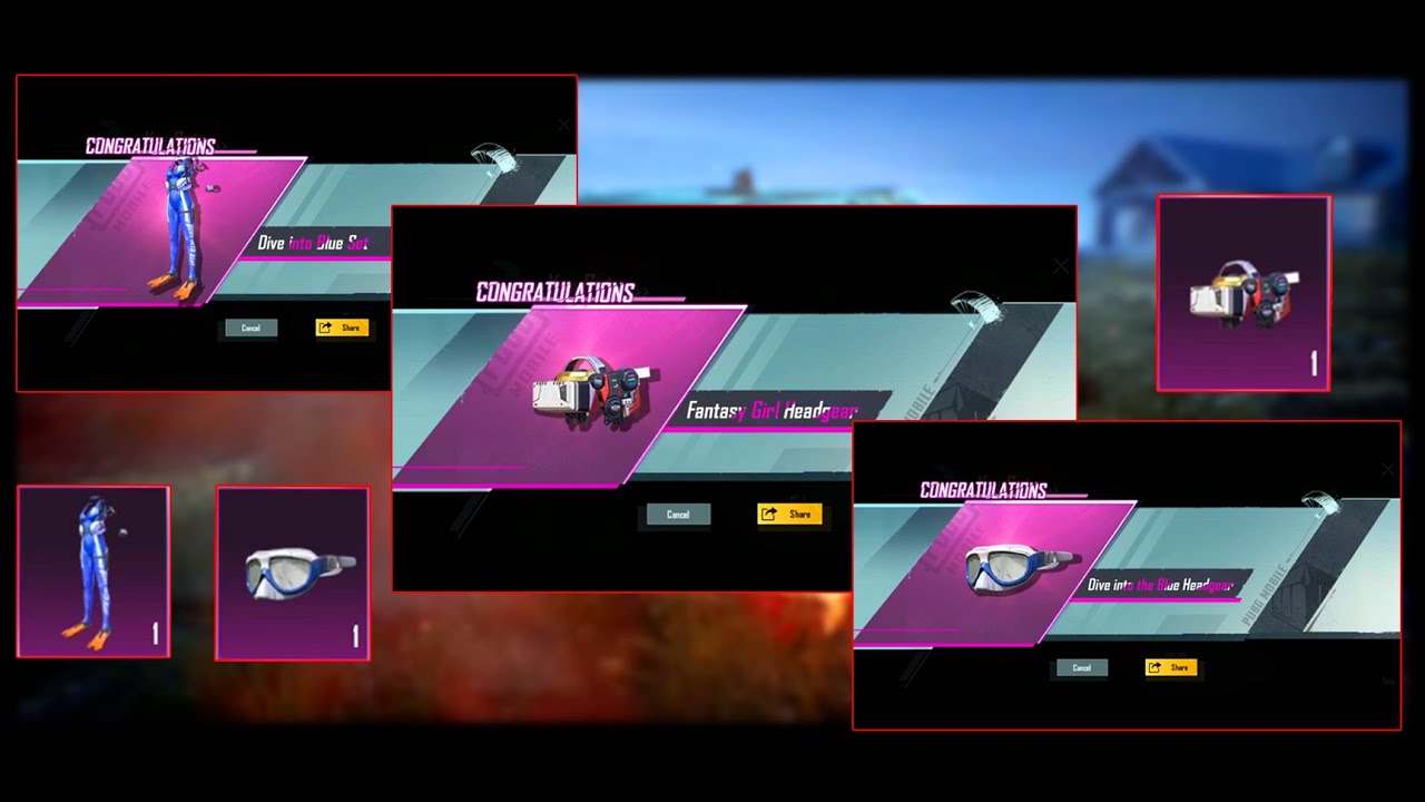 Neon Lord Set Neon Lady Set Premium Crates Opening In PUBG Mobile