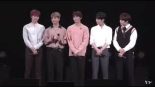 170420 B1A4 나고야 팬미팅 니코나마인사 (한국어 자막)