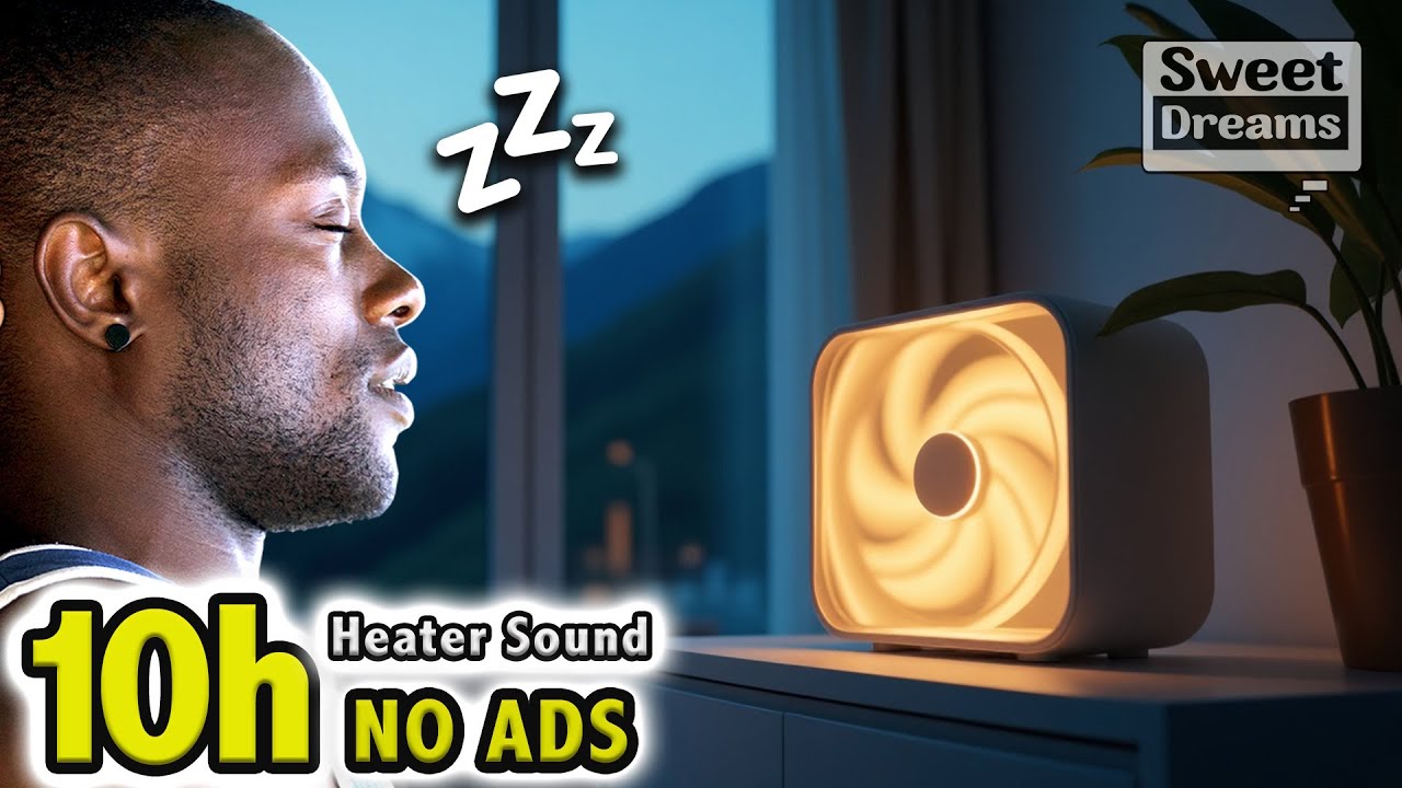 Засыпайте глубоко под этот белый шум (без рекламы) | Расслабляющий звук обогревателя