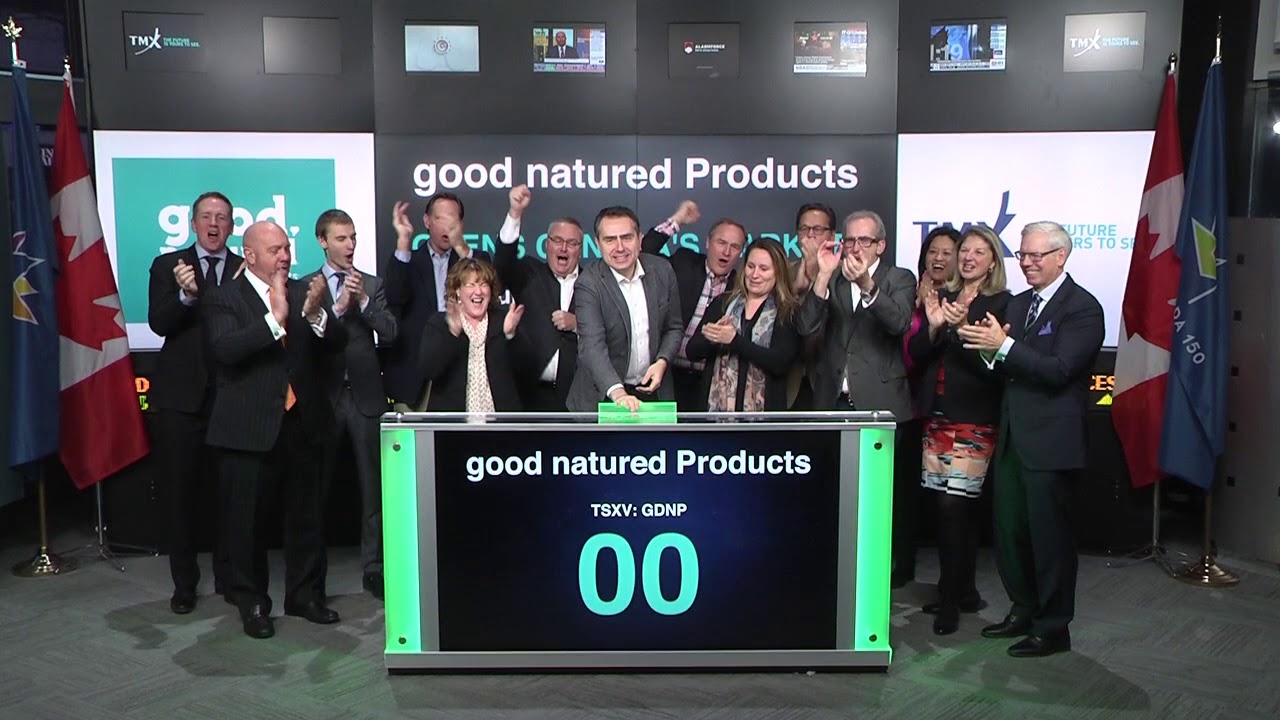Good Natured Products Inc Opens Toronto Stock Exchange November 30 2017 Youtube