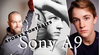Sports Portraits in Studio with the Sony A9  (Behind the Scenes)