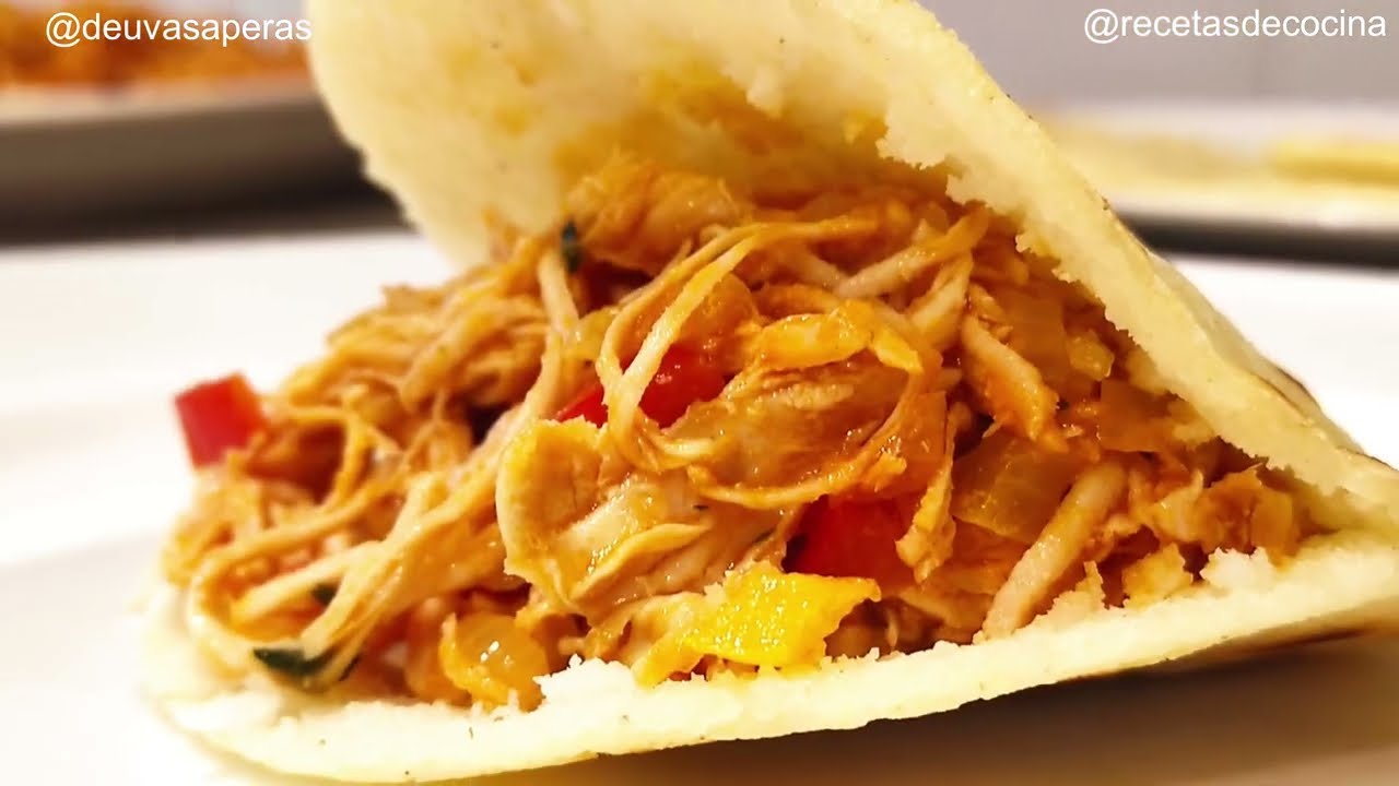 Cómo hacer 'Arepas venezolanas' rellenas de pollo de forma fácil y