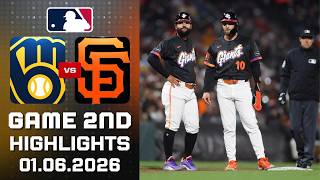 Milwaukee Brewers Vs San Francisco Giants Game 2nd Highlights June 01, 2026 MLB Season 2026