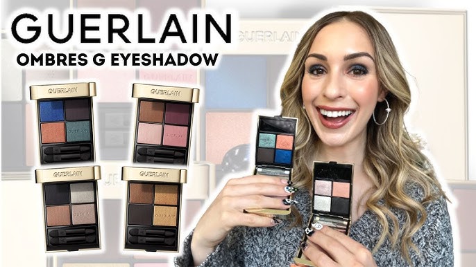 GUERLAIN OMBRES G EYESHADOW QUADS REVIEW & TRY ON 