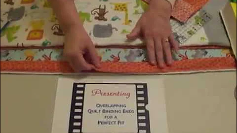 TUTORIAL: How to connect binding ends for a perfect fit.