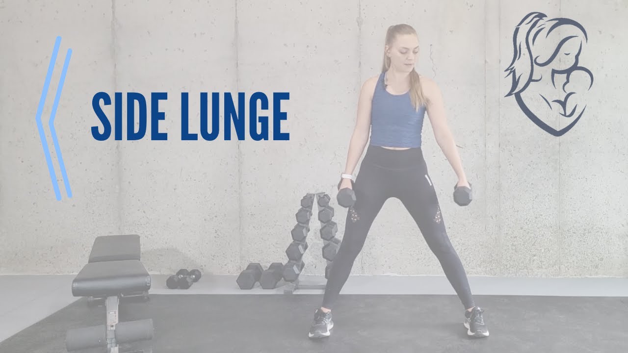 SIDE LUNGE | How to do this exercise - YouTube