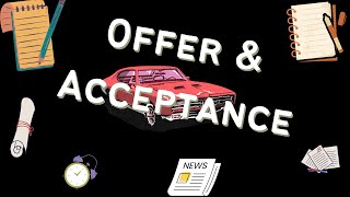 The Law on Offer and Acceptance