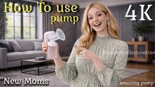 4K Manual Breast Pump Tutorial For Beginners Complete Guide For New Moms For Educational Purpose