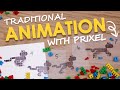 Traditional animation with a diy stamp kit