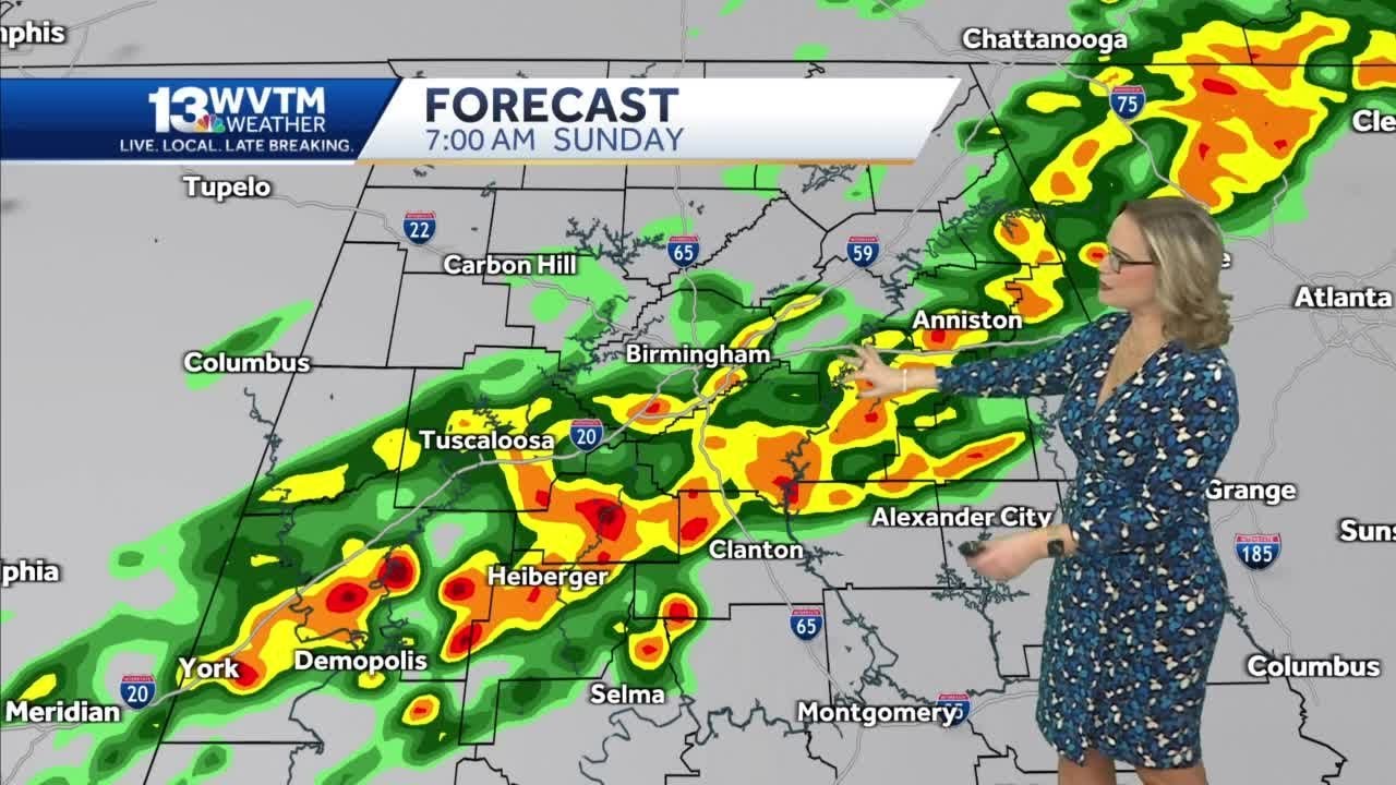 Breezy, mild Saturday as rain approaches by afternoon and evening - YouTube